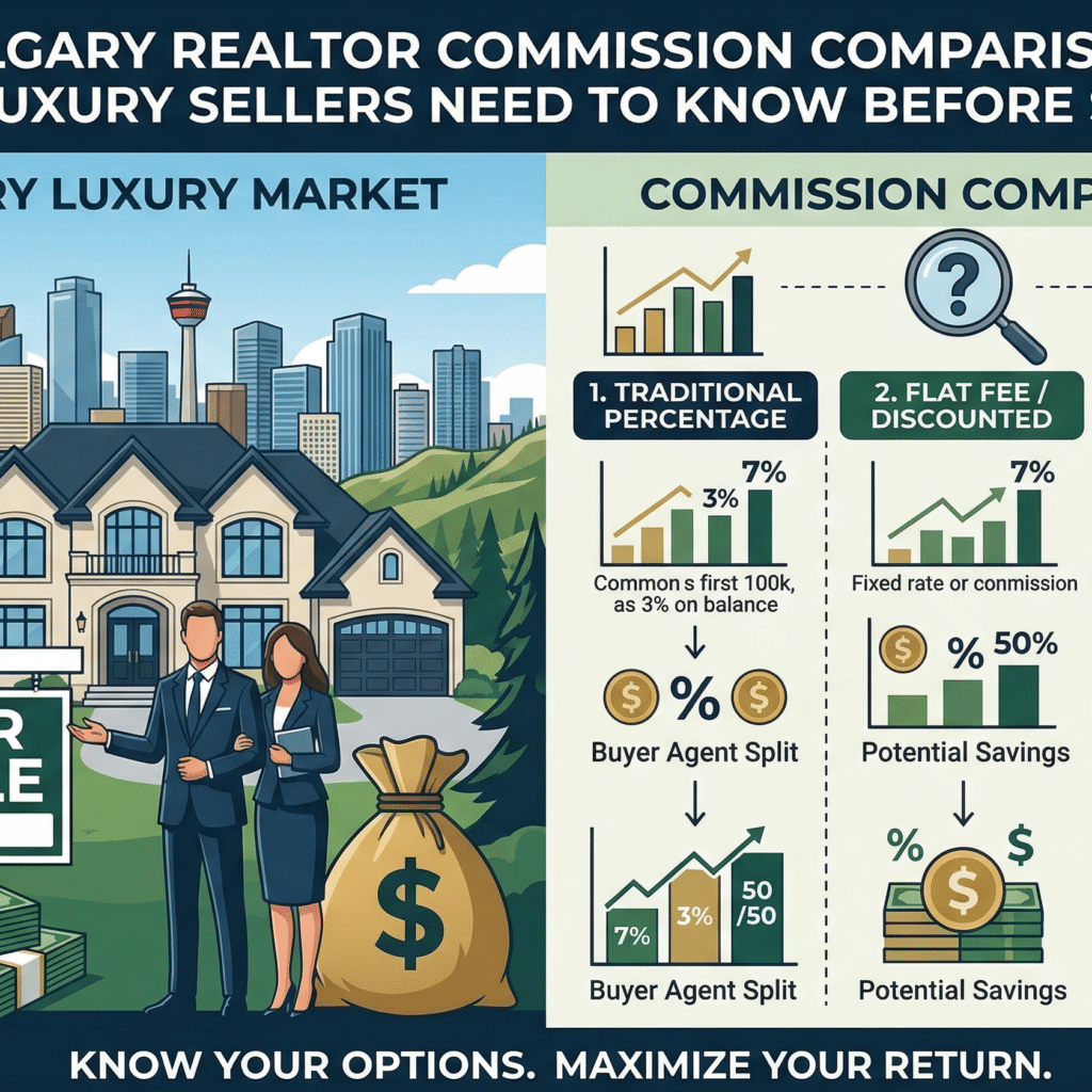 calgary realtor commission for luxury sellers