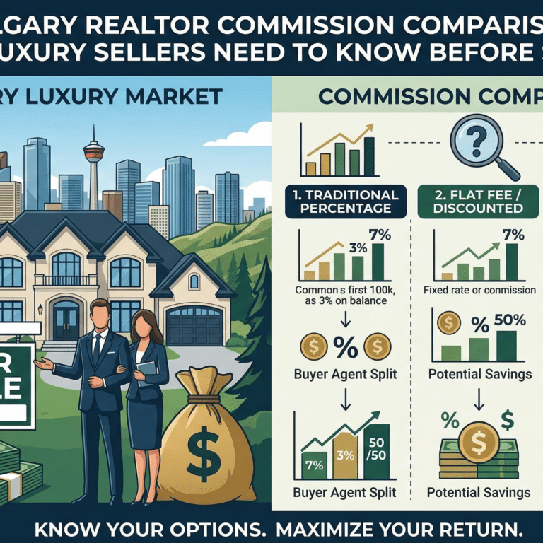 calgary realtor commission for luxury sellers