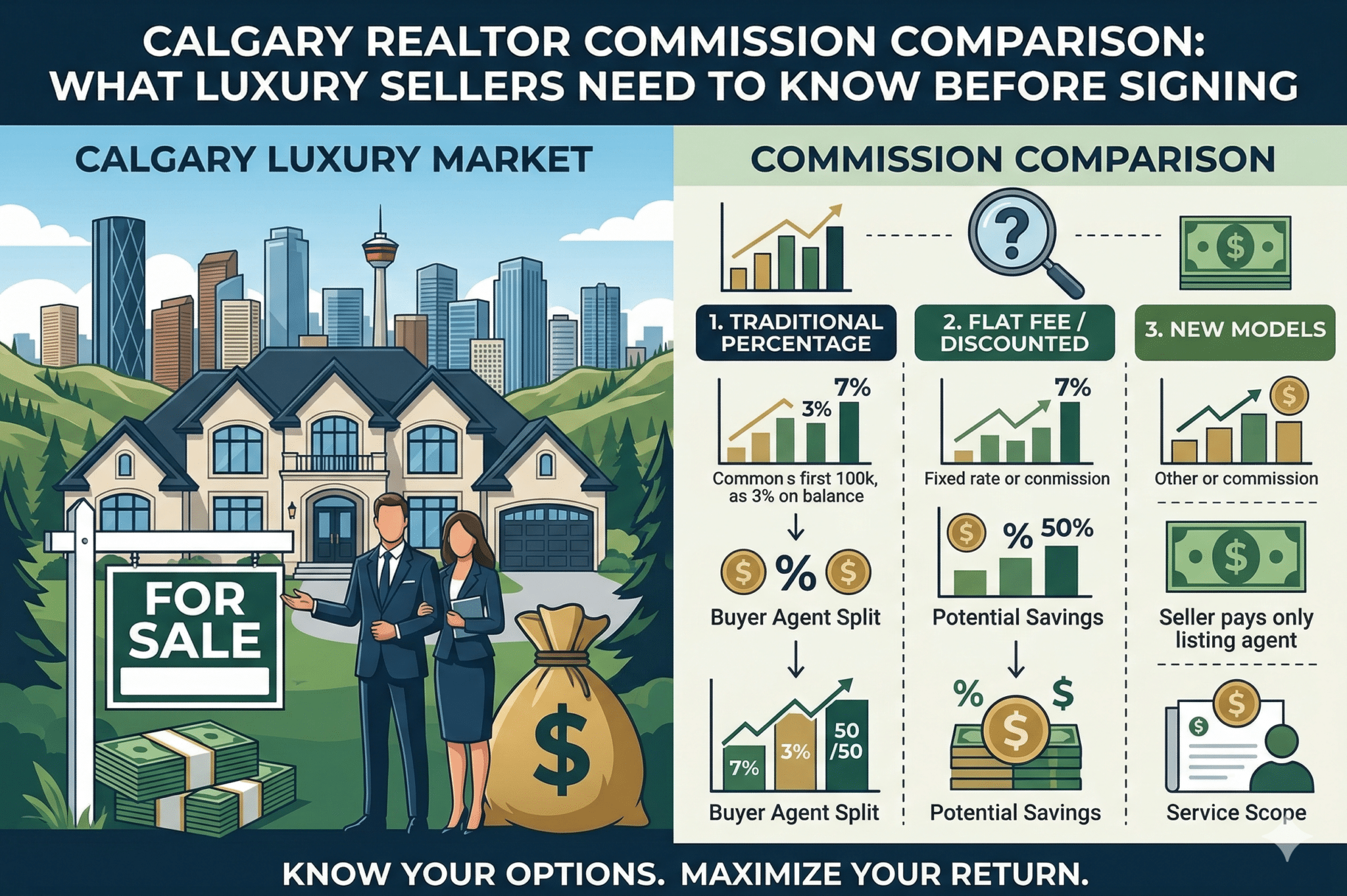 Calgary Realtor Commission Comparison: What Luxury Sellers Need to Know Before Signing